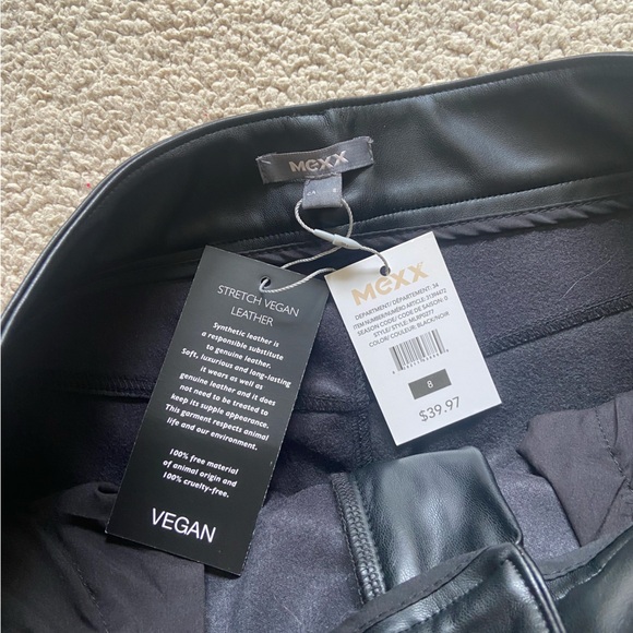 🌸 Mexx 🌸 cropped faux leather pants - Picture 6 of 10